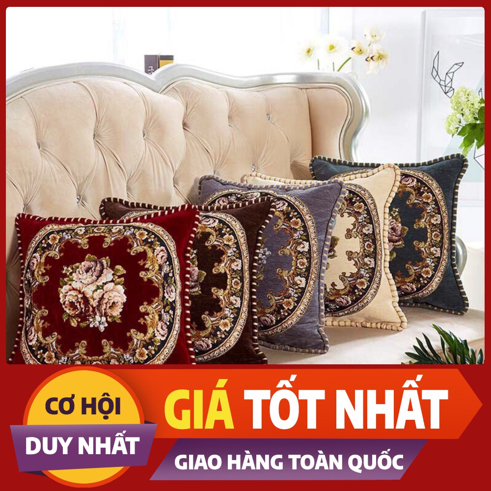 Gối tựa Tây Âu 45x45 sang trọng