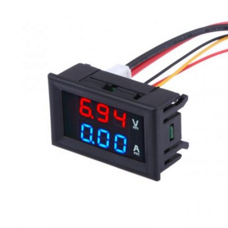 Đồng hồ hiển thị Volt + Ampe 100VDC-10A