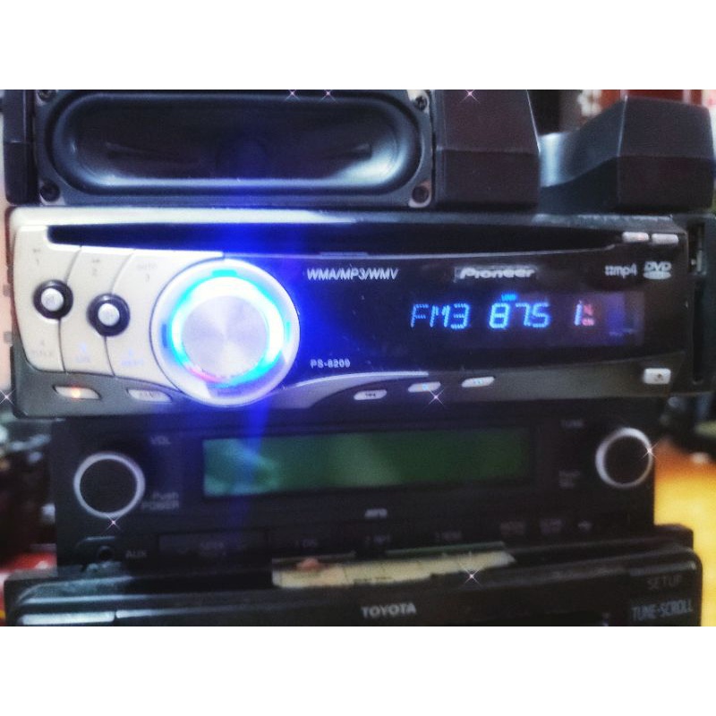 Máy phát nhạc Pioneer Ps 8209 Usb/ Cad thẻ nhớ/DVD /RADIO /AUX /Mp4/ loại 1 din giành lắp chung cho các hãng xe