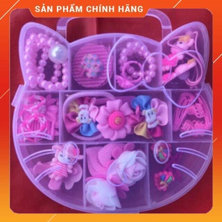 HỘP PHỤ KIỆN TRANG ĐIỂM HELLO KITTY CHO BÉ GÁI    (BÁN SỈ SIÊU RẺ) [ GIÁ TỐT NHẤT ]