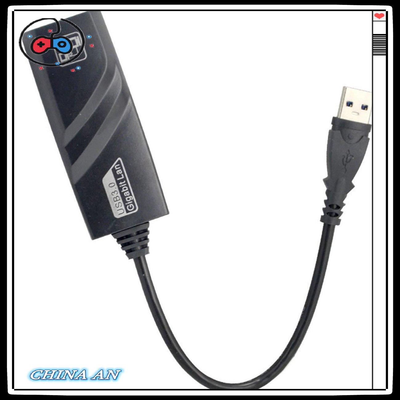 ⚡Hot sản phẩm/External Free Drive USB 3.0 Gigabit LAN USB to RJ45 NIC RTL8153 Chip