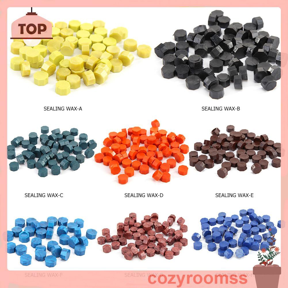 Sáp 100pcs Vintage Wax Seal Stamp Tablet Pill Beads for Envelope Sealing Wax