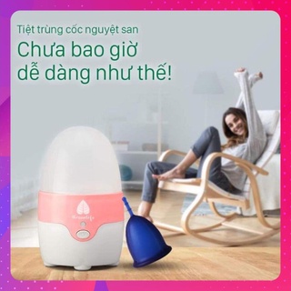 Máy tiệt trùng cốc nguyệt san bằng hơi nước tự động tiện lợi