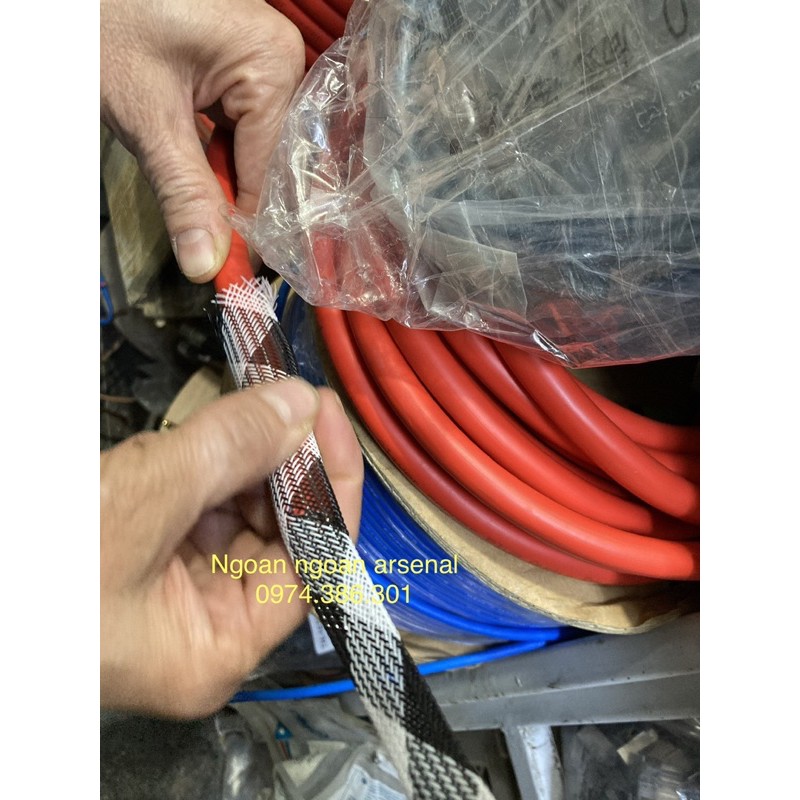 Mục 5: gen xác rắn bọc dây từ phi 12 đến phi 18mm lẻ sót duy nhất 1 cuộn màu như ảnh