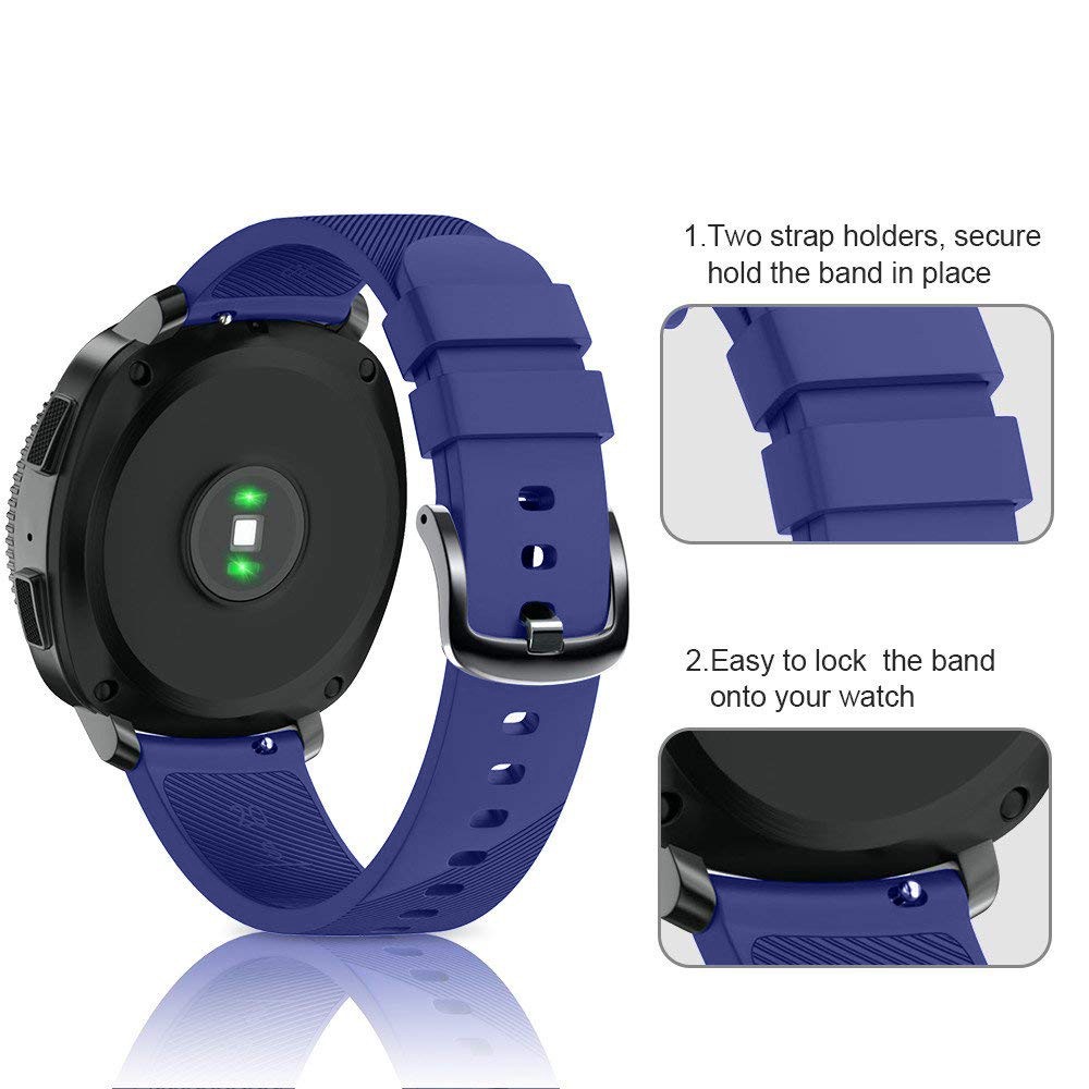 Dây đeo silicon cho đồng hồ thông minh Samsung Gear Sport S4
