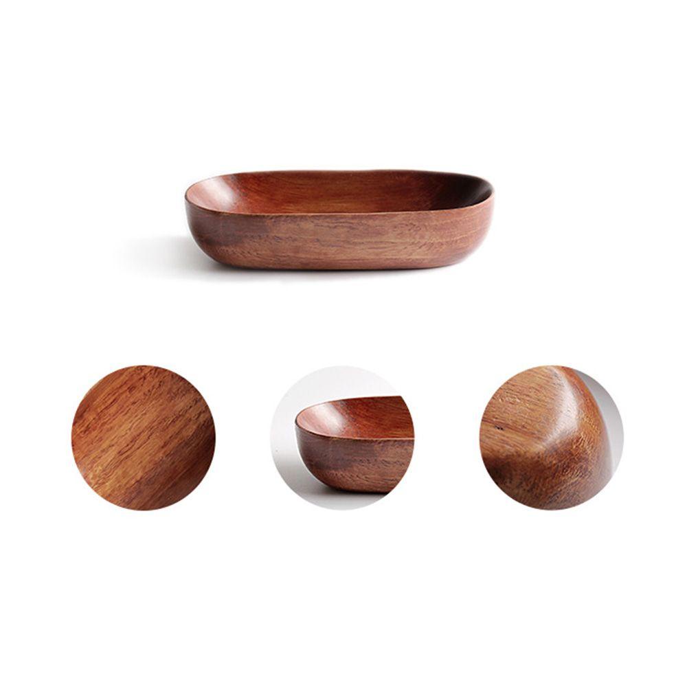 Đĩa Đựng Bánh Kẹo Tráng Miệng Hình Oval Phong Cách Nhật Bản
