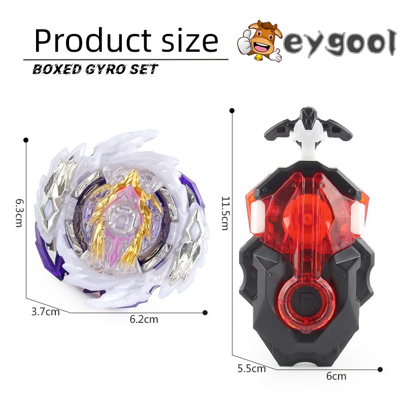Bộ Con Quay Đồ Chơi Beyblade Burst Superking B-168 Rage Longinus Ds' 3A Với B-184 LR