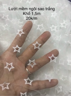 Set vải lưới bi trắng 20k/m