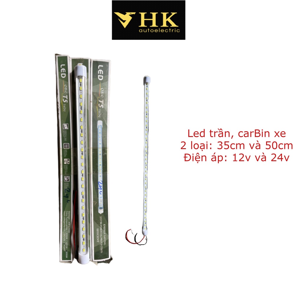 Đèn led thùng xe tải đèn trong ca bin ô tô đèn trần xe khách 35cm - 50cm