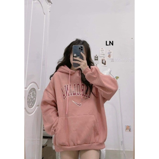 Áo hoodie nỉ cotton CAROLINA LN12