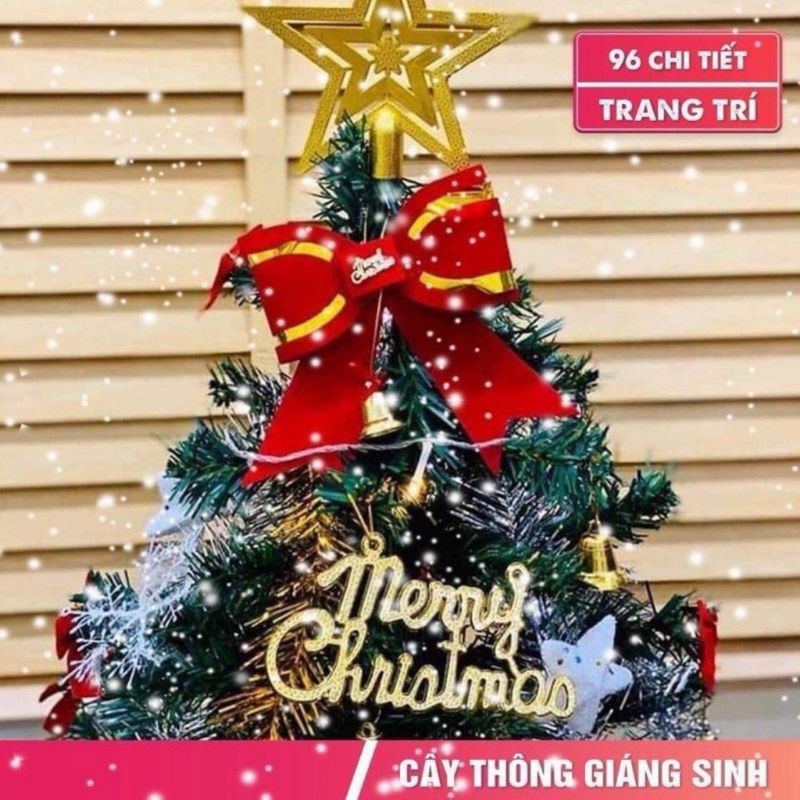 CÂY THÔNG 1,5M KÈM BỘ ĐỒ CHƠI NOEL HƠN 100 PHỤ KIỆN [2020]