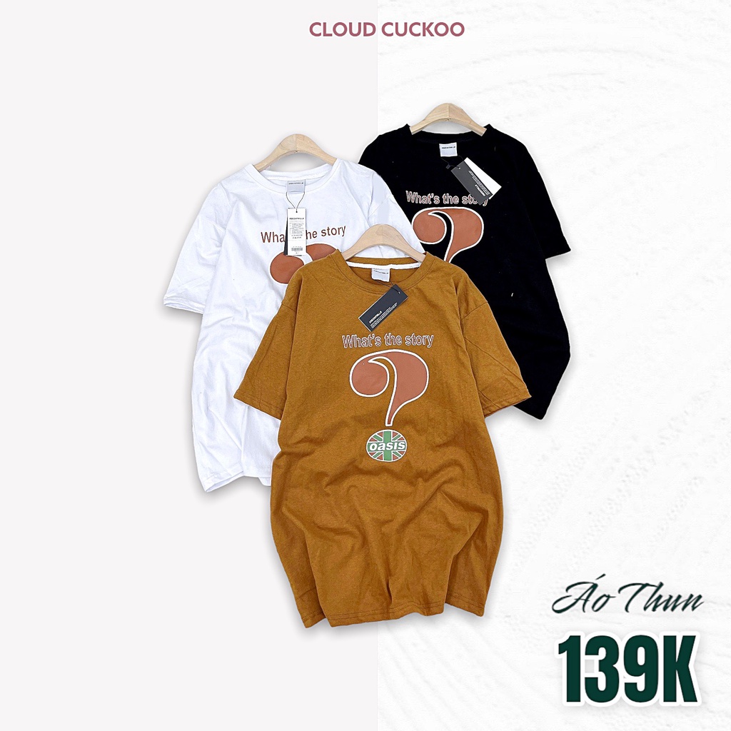 Áo Thun Unisex Chất Khô Tuyết Nhung In Dấu Hỏi - Mã Số: P14087
