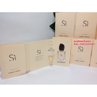 Mẫu thử nước hoa vial giorgio armani si edp