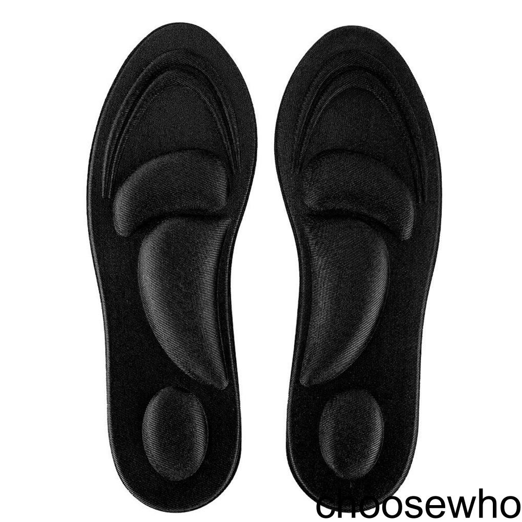 [CHOO] Massage Insoles Flat Feet Arch Support Memory Foam Men Insole Shoe Pad Moisture Wicking Anti-odor