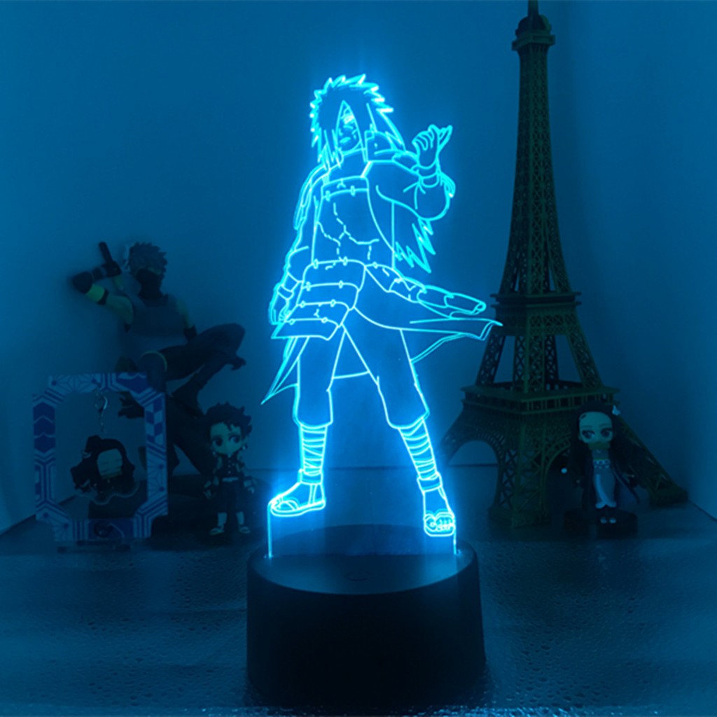 Đèn Led Ngủ Để Bàn Hình Nhân Vật Uchiha Madara Trong Naruto Dùng Trang Trí Phòng Ngủ Cho Bé