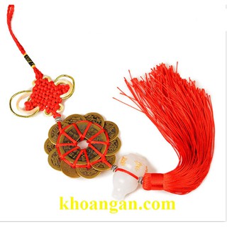 Dây treo đồng tiền xu may mắn