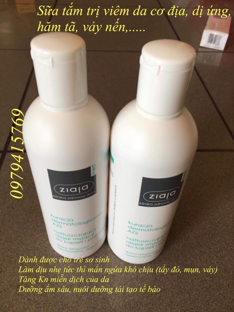 [Mẫu Mới] Dầu Tắm Mềm Mịn Da Ziaja Med Atopy Hàng Balan 270ml (bill ảnh sau) | BigBuy360 - bigbuy360.vn