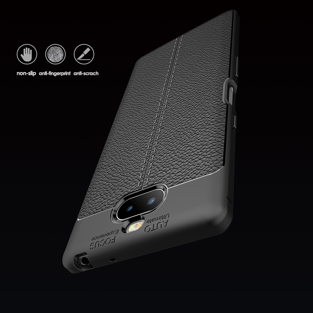UFlaxe Ốp Lưng Điện Thoại Mềm Cho Sony Xperia 1 Bề mặt da vải thiều Siêu Mỏng Chống Sốc LZ