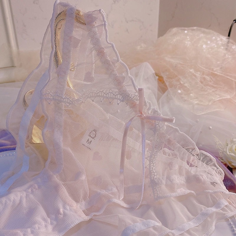 Quần Lót Cotton Phối Ren Thoáng Khí Quyến Rũ Cho Nữ