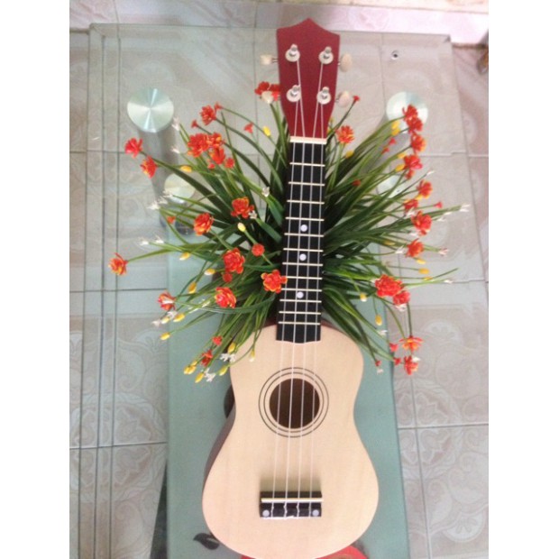 Ukulele đàn guitar mini đa sắc màu tặng hướng dẫn tự học