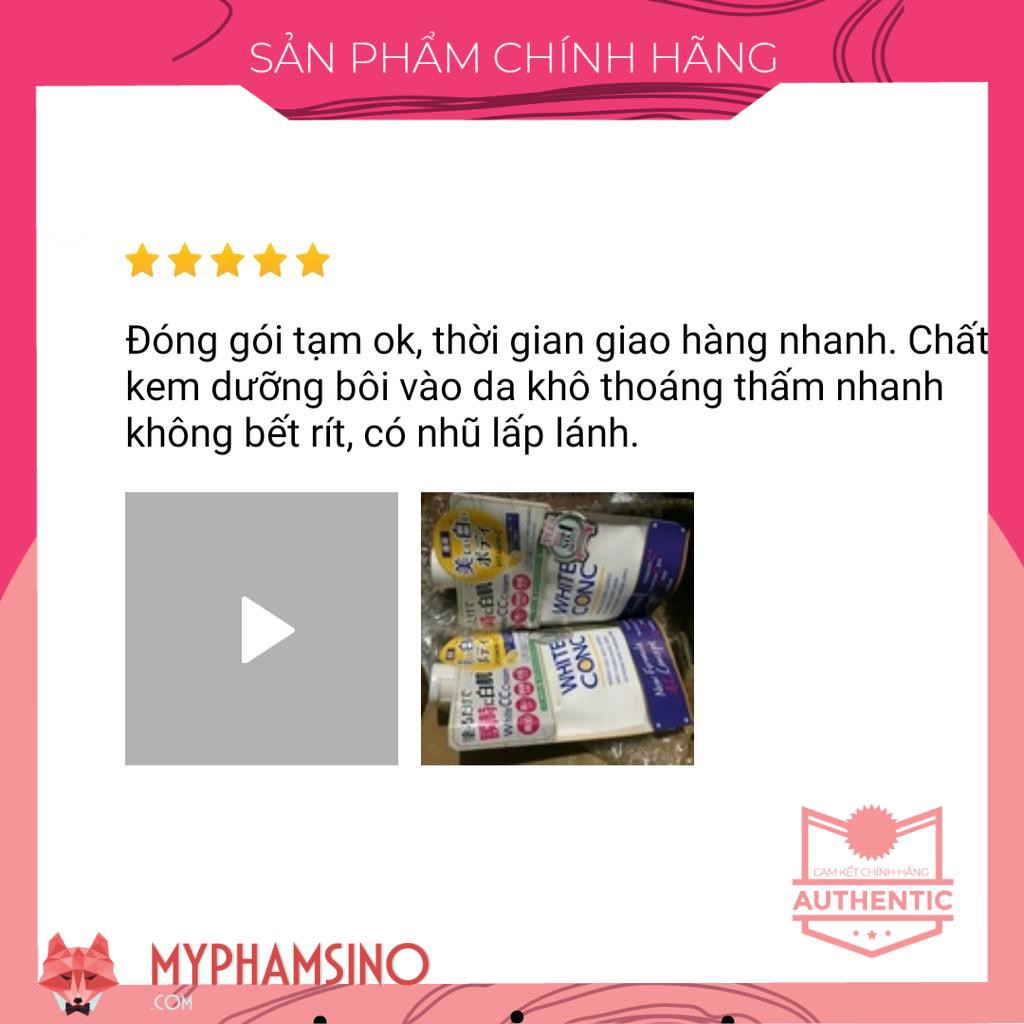 [CHINH HANG] Sữa dưỡng thể trắng da Body CC Cream Vitamin C White ConC Nhật Bản