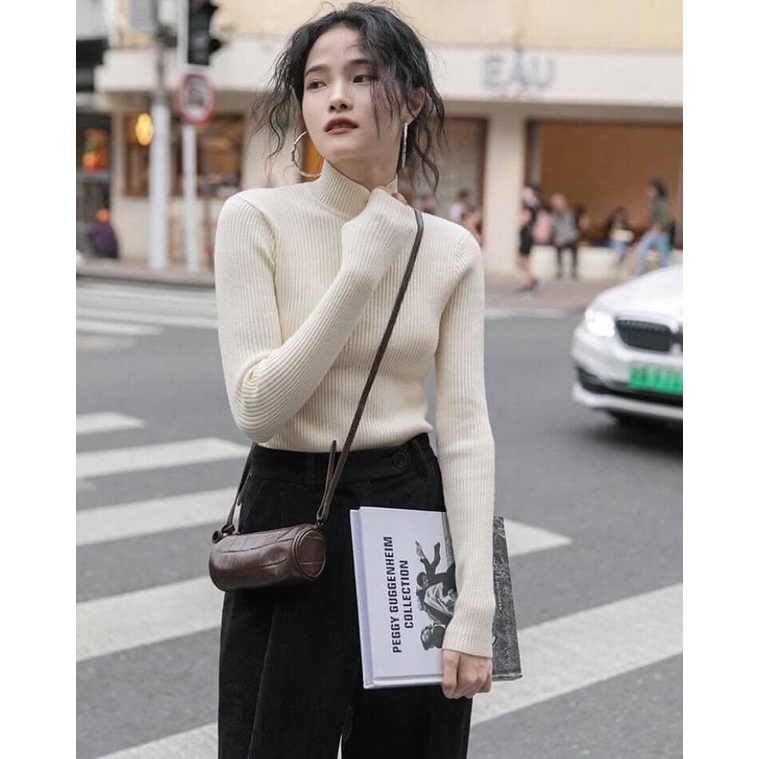 Áo len tăm cổ 3p hot hot