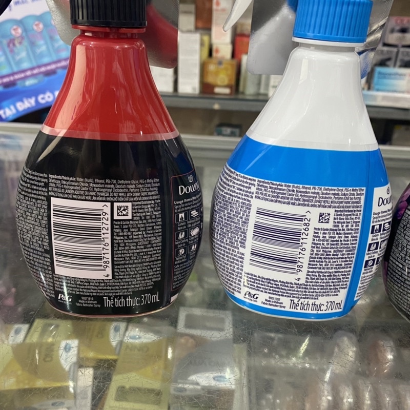 Chai Xịt Vải, Quần Áo, Sofa Downy Hương Nắng Mai/ Đam Mê/Huyền Bí 370ml