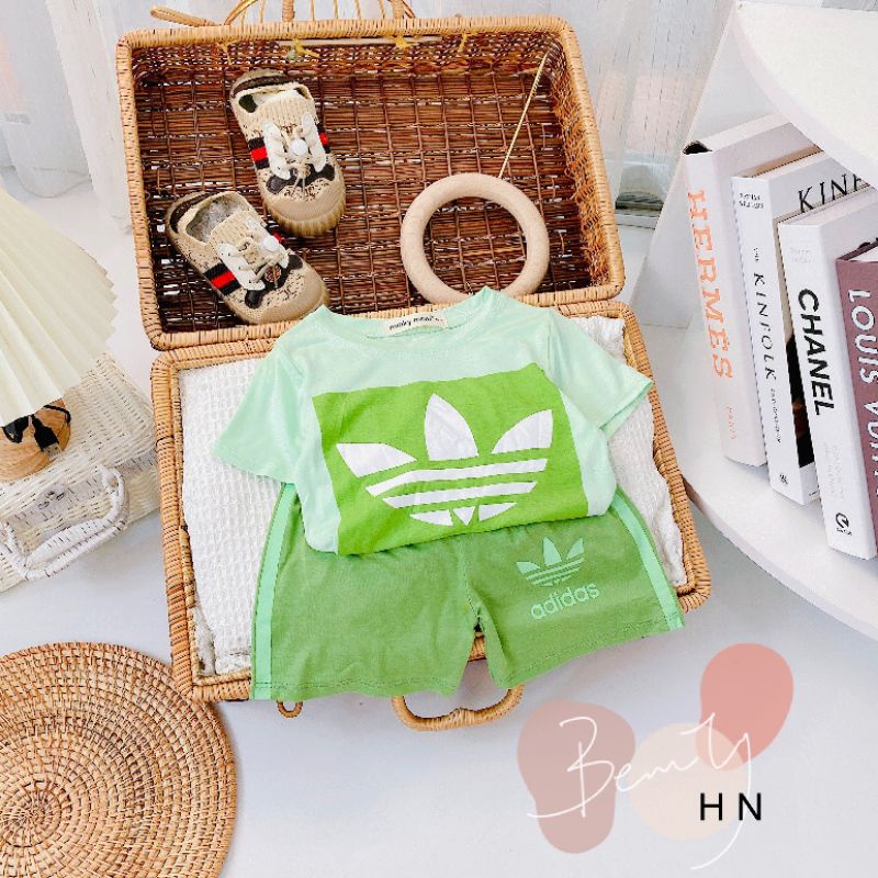[HCM] [Size đại] Bộ Quần áo thể thao cho trẻ em từ 5-25kg vừa, Cotton thun lạnh Minky Mom, vải Sài Gòn