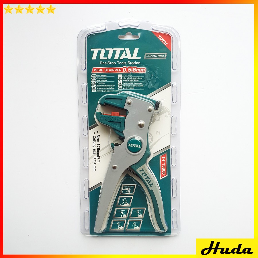 7&quot; KỀM TUỐT DÂY ĐIỆN MỎ QUẠ TOTAL THT15606 POI