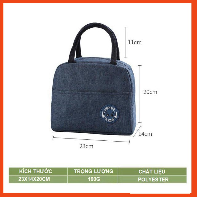 TÚI GIỮ NHIỆT ĐỰNG HỘP CƠM CAO CẤP LUNCH BAG | BigBuy360 - bigbuy360.vn