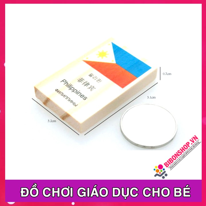 Đồ Chơi Trẻ Em 100 Quân Cờ Bằng Gỗ Các Quốc Gia Trên Thế Giới