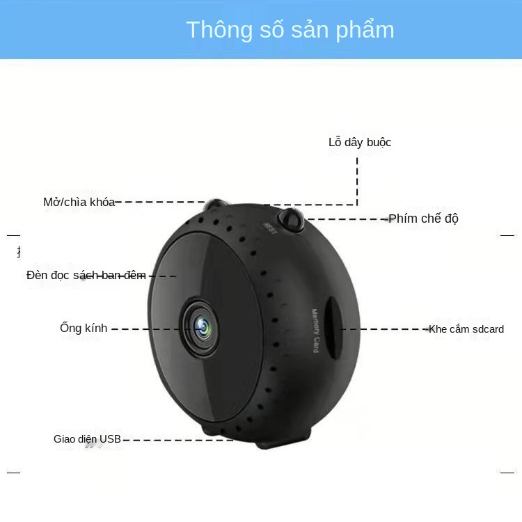 ❐Camera giám sát không dây gia đình với điện thoại di động điều khiển từ xa Camera quan sát ban đêm WiFi trong nhà và ng