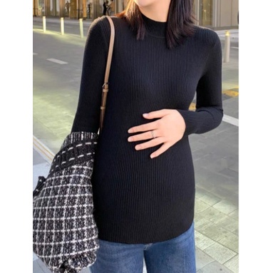 Áo len mặc trong bầu💕Len cao cấp loại 1 mặc trong váy yếm cho mẹ bầu 💕free size 40~60kg☘️