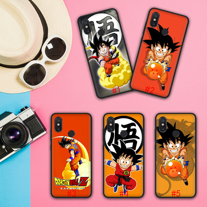 Ốp Lưng Silicone In Hình Dragon Ball Cho Xiaomi Mi 6 8 9 10 11 F1 A1 5x A2 6x Cc9 Max 3