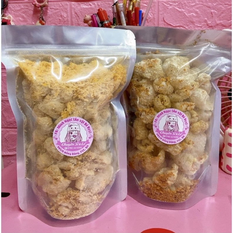 Da heo tỏi + Chà bông phômai ZIP TRUNG