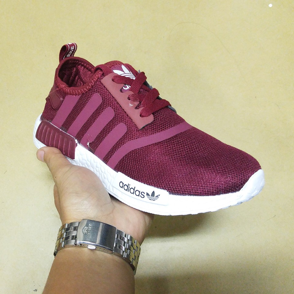 XẢ LV-NEW ⚡ [XẢ KHO] Giày thể thao nữ Adidas nmd đỏ đô siêu đẹp [ĐEP CHUẨN ] 🔥 ✔️ : : : 🔥 XIÊU RẺ " $ " '