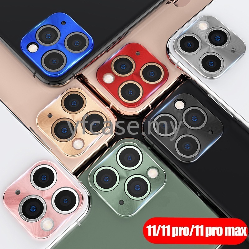 Kính cường lực khung hợp kim nhôm cho Camera iPhone 12 11 Pro Max 12 11 Pro Max