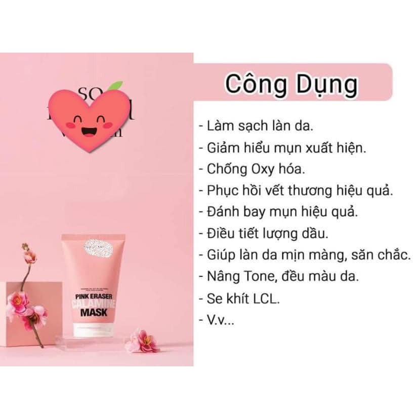 [Thanh lý] Mặt nạ lột So Natural Pink Eraser Calamine Mask date 27/5/2021