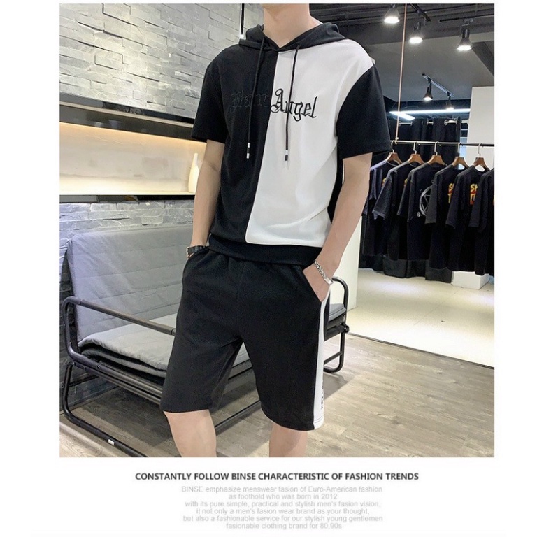 Bộ Thể Thao Nam Có Nón ANGLE Thun Lưới Mè KSS03 FREESHIP ĐƠN TỪ 99K
