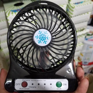 Combo quạt kẹp+ quạt cầm tay mini