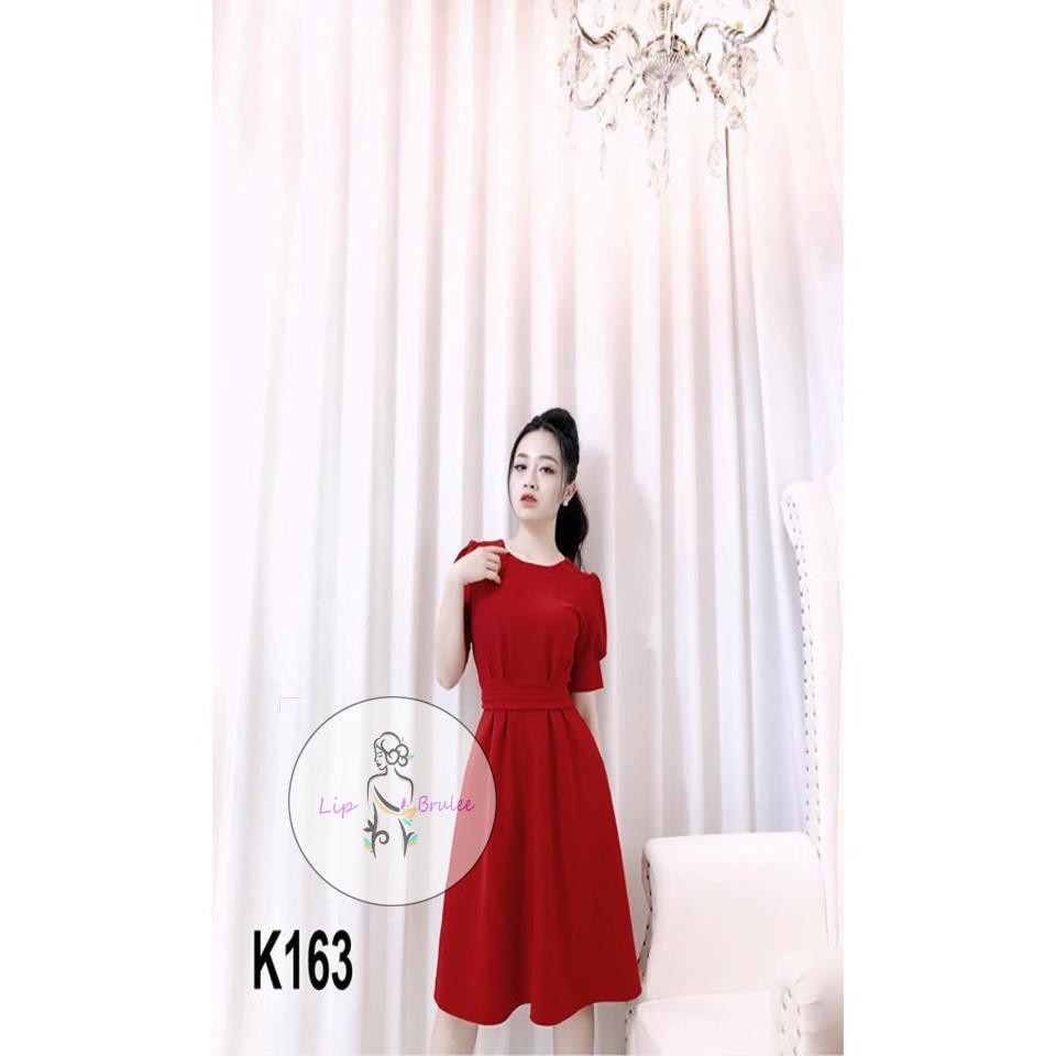 ĐẦM DỰ TIỆC k163 , K166 -Shop Brulee (Hàng may thiết kế ,ảnh thật shop tự chụp)