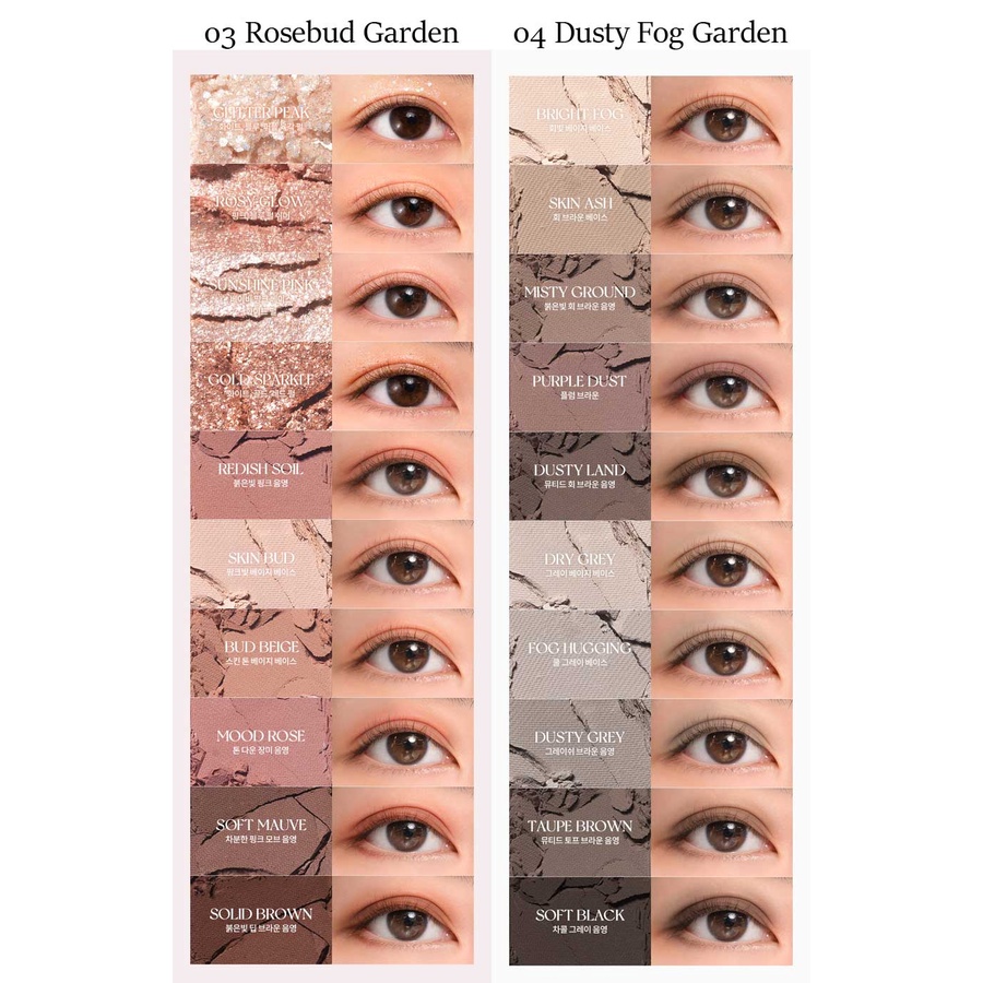 Bảng phấn mắt Rom & Nd 7 màu đẹp mắt Better Than Palette