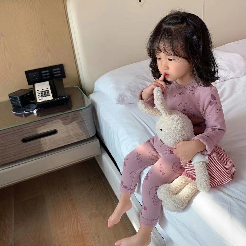 Bộ nỉ dài tay thu đông body cho bé trai bé gái 8-18kg