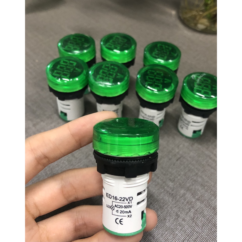 Đèn báo pha hiển thị điện áp ED16-22VD