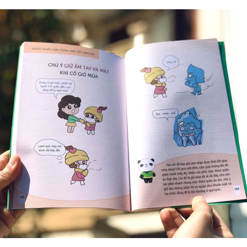 Sách - Combo 2 cuốn : 100++ kỹ năng tự bảo vệ bản thân cho trẻ: Ứng phó với thiên tai, Ứng phó với nguy hiểm
