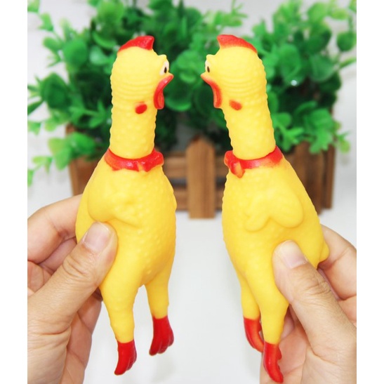 Đồ chơi gà phát ra tiếng kêu vui nhộn 17cm