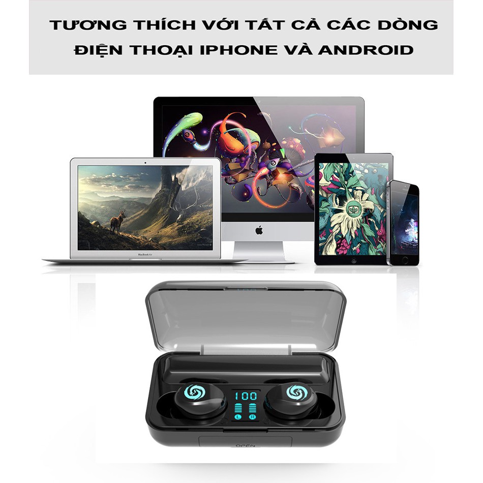 Tai Nghe Không Dây Amoi F9 Version 2020 (Nhiều Bản)