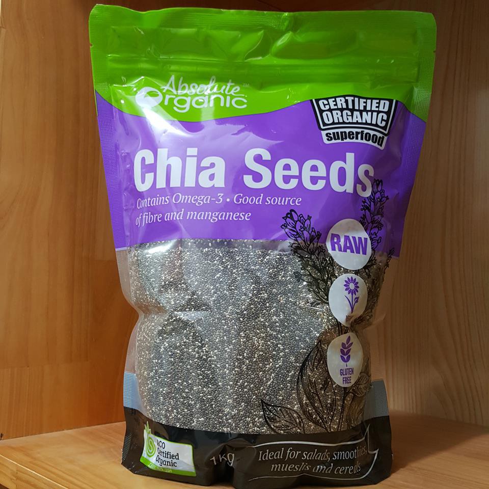 Hạt Chia Đen Absolute Organic Chia Seed- Úc