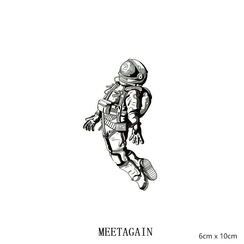 【MEET Magic Tattoo】Hình Xăm Dán Tạm Thời 6cm x 10cm Chống Thấm Nước Sang 15 Ngày M-003
