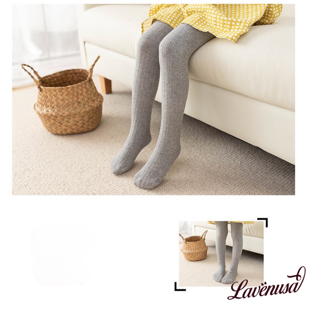 Quần tất trẻ em lót lông mỏng nhiều màu cho bé gái từ 1-11 tuổi LAVENUSA T23